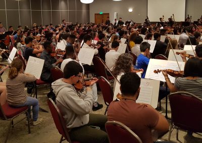The Encounters/Encuentros orchestra rehearses in Mexico City