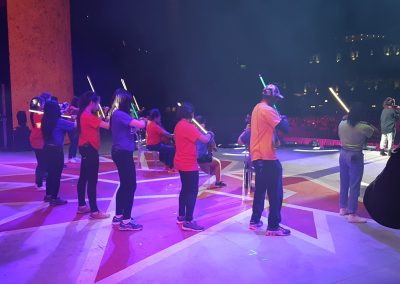 OrKidstra onstage with Alessia Cara for Canada Day 2017