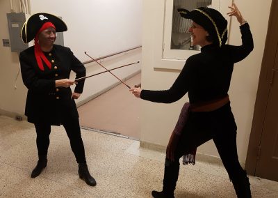 Teachers dressed as pirates