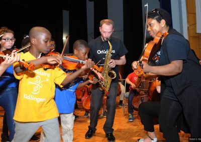 Kids and Teachers Jamming Together